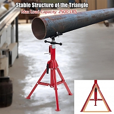 Использование V-образной двухроликовой складной регулируемой опоры для труб Remmers Atlant 1/8-12 Использование V-образной двухроликовой складной регулируемой опоры для труб Remmers Atlant 1/8-12